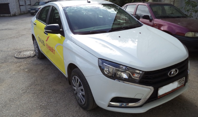 Затраты на содержание Lada Vesta с пробегом 150 000 км при эксплуатации в такси