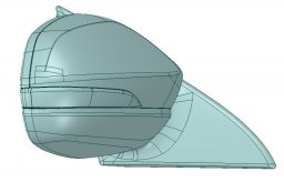 первый вариант наружных зеркал Lada Vesta