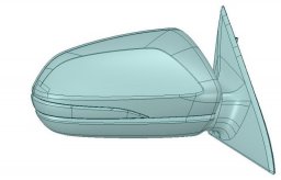 первый вариант наружных зеркал Lada Vesta