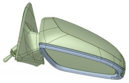 окончательный вариант наружных зеркал Lada Vesta