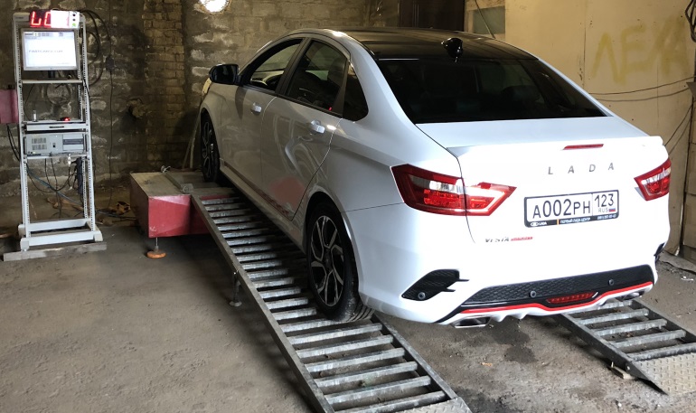 Какая реальная мощность у Lada Vesta Sport