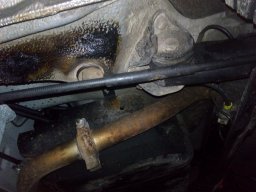 доработал крепление троса ручника на Lada Granta FL