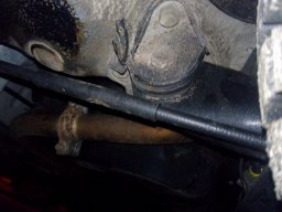 доработал крепление троса ручника на Lada Granta FL