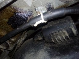 доработал крепление троса ручника на Lada Granta FL