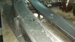 старое и новое жабо Lada Granta