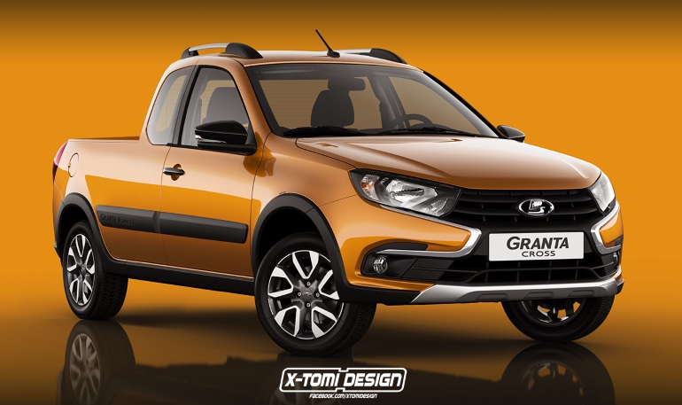 Пикап Lada Granta FL Cross, каким он может получиться