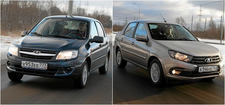 Внешность Lada Granta FL