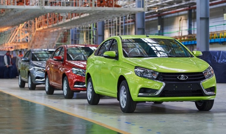 Производство LADA Vesta за 4 месяца 2019 года выросло на 8%