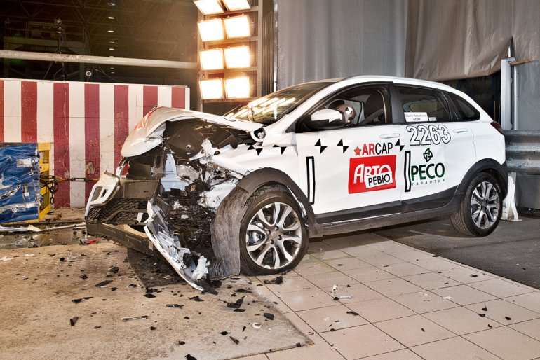 Краш-тест Lada XRAY Cross по версии ARCAP
