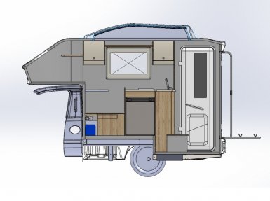 Lada Granta FL автодом, схема По правому борту