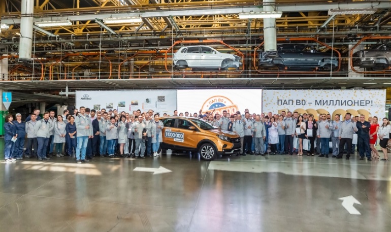 АВТОВАЗ выпустил миллионный автомобиль на линии В0