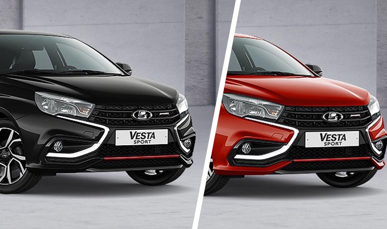 АВТОВАЗ вернул Lada Vesta Sport черный и красный цвета кузова
