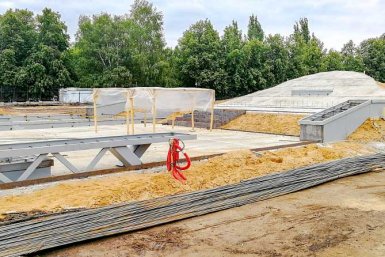 сквер в форме автомобиля