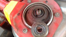 Снять тарельчатый ограничитель