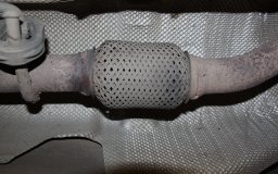 Ржавеющая гофра выпуска