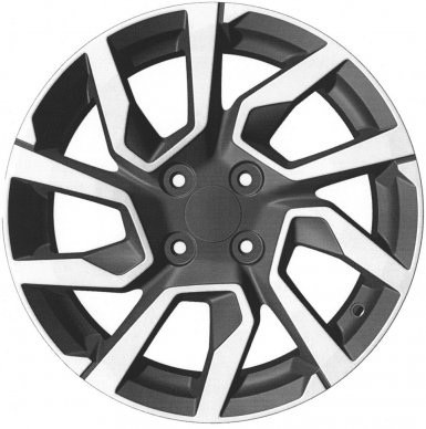 АВТОВАЗ запатентовал новый стиль колесных дисков в двухцветном окрасе