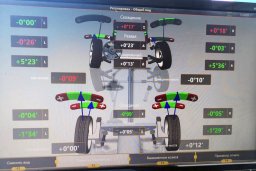 проверить углы установки управляемых колес