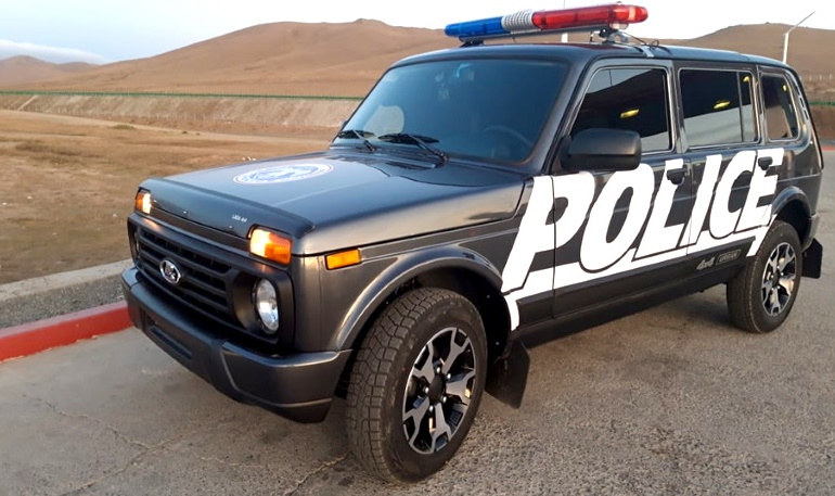 LADA 4x4 появилась в полиции Монголии