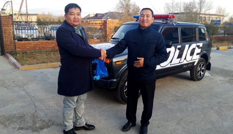 LADA 4x4 появилась в полиции Монголии