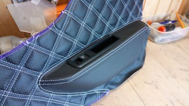 перетяжка вставок дверей