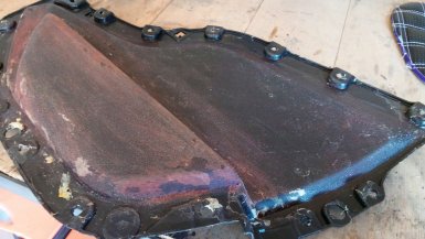 обработать шкуркой