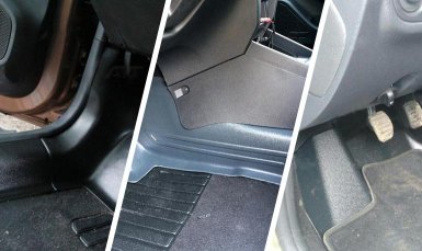 Накладки на ковролин салона Lada Vesta