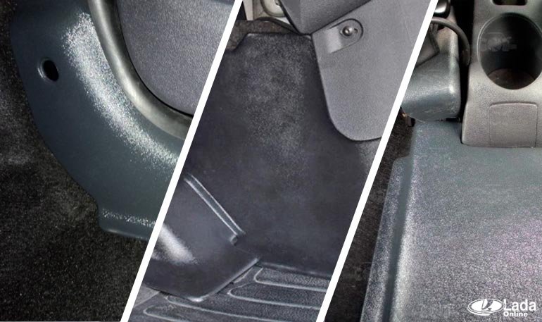 Обзор защитных накладок салона (тоннеля, порогов, сидений, пола) Lada Largus