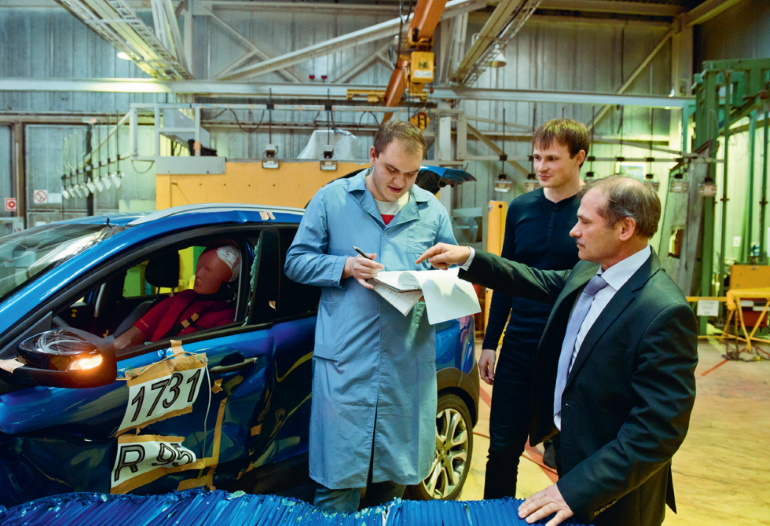 Как на АВТОВАЗе проверяют пассивную безопасность автомобилей LADA