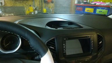 Доработка накладки торпедо Lada XRAY