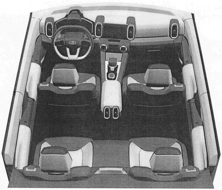 АВТОВАЗ запатентовал дизайн интерьера Lada 4x4 Vision