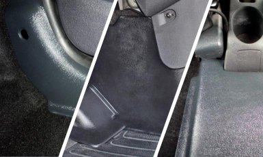 Накладки на ковролин салона Lada Largus