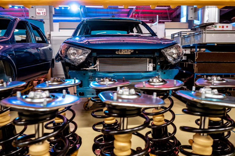 сборочный цех Lada Sport
