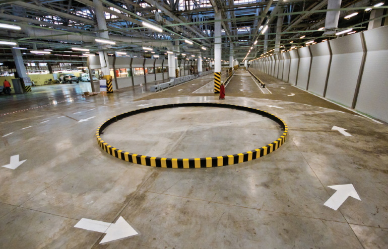 новый закрытый трек для автосборочных производств