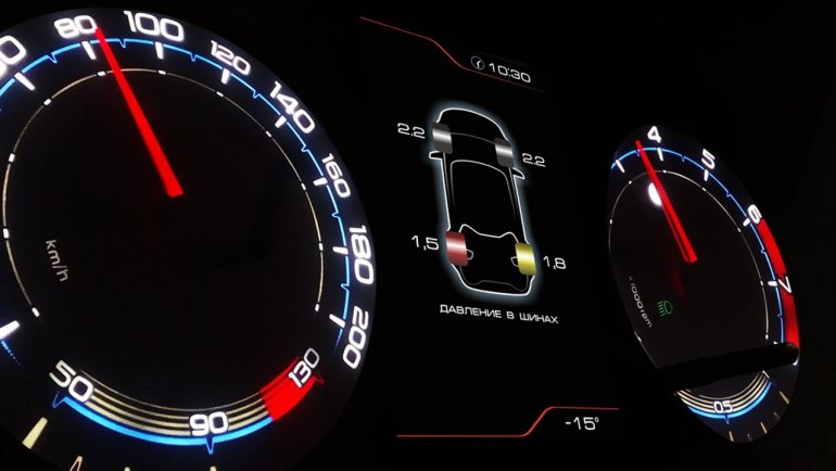 Ferrum представил датчики давления в шинах для Lada Vesta