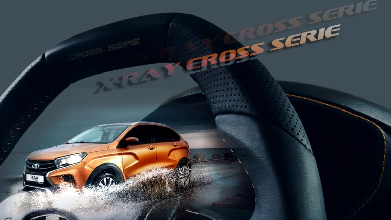 анатомическое рулевое колесо Cross Serie