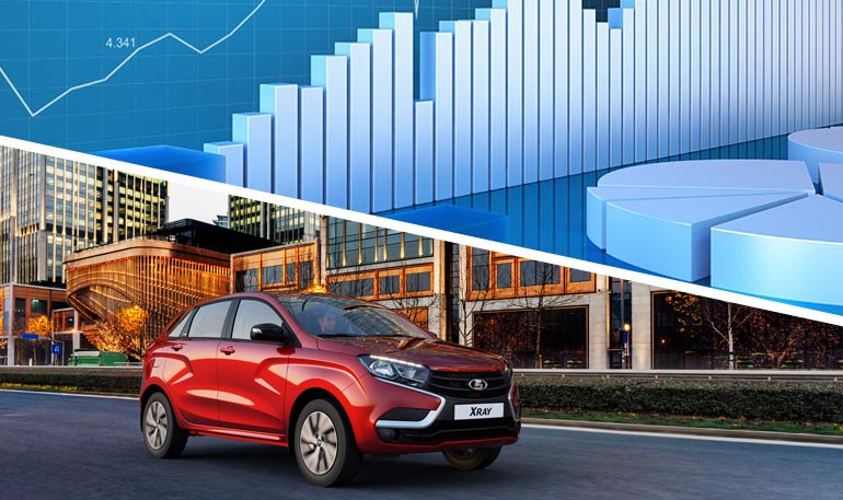 Развернутая статистика продаж Lada XRAY Cross в 2019 году Развернутая статистика продаж Lada XRAY Cross в 2019 году