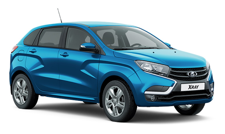 Lada XRAY получил новый цвет кузова «Лазурно-синий»