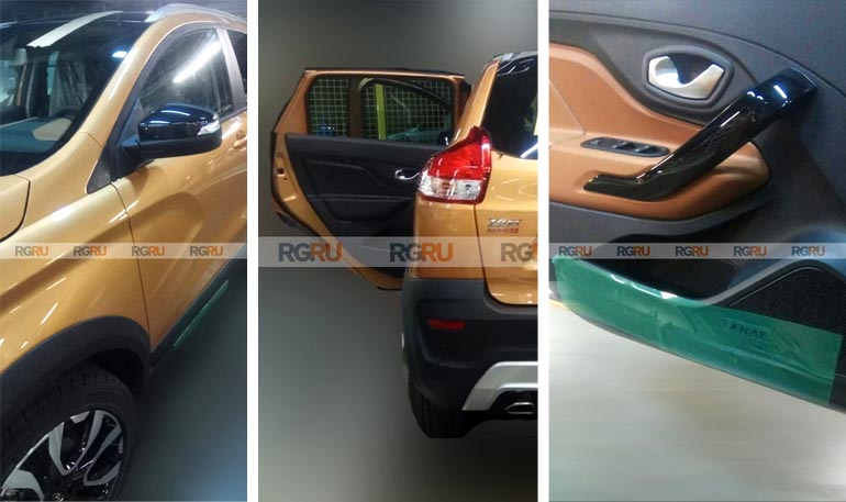 Первые шпионские фото новой Lada XRAY Instinct