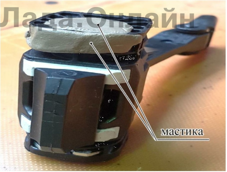 Методика герметизации ограничителя двери автомобиля Lada Vesta