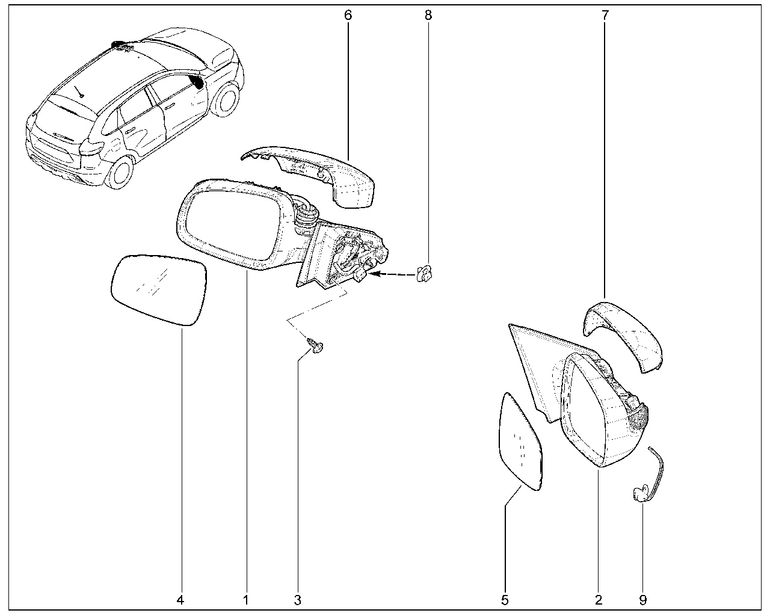 Зеркала Lada XRAY Cross Instinct