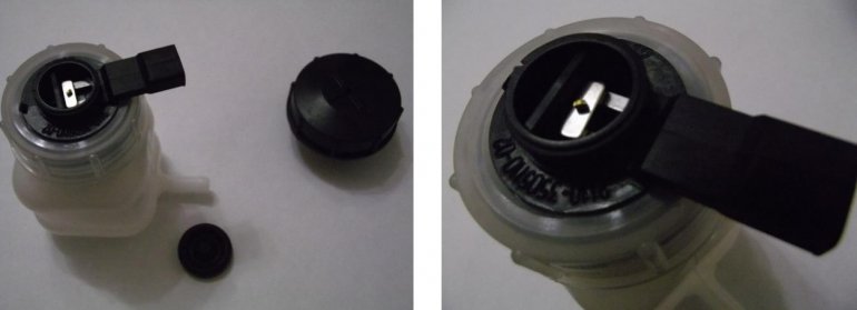 Датчик уровня жидкости в бачке сцепления Нива Шевроле