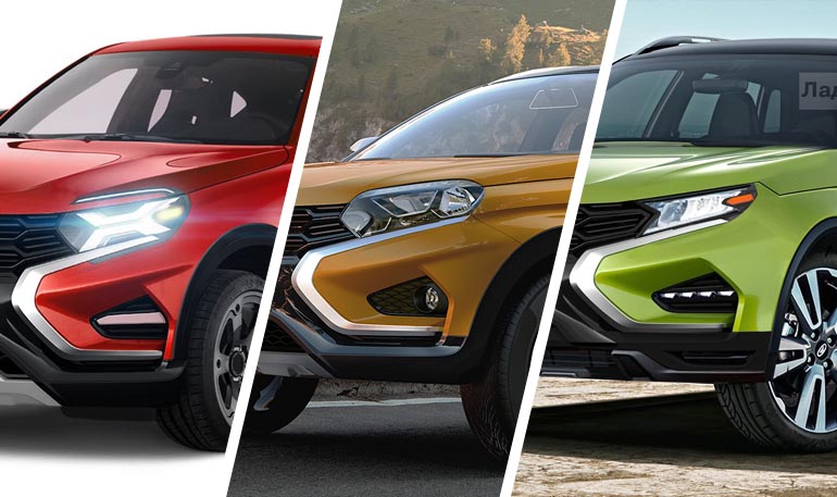 Рендеры будущего кроссовера и внедорожника LADA
