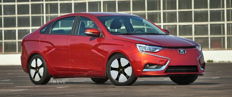 Электромобиль Lada Vesta FL, каким он мог бы быть