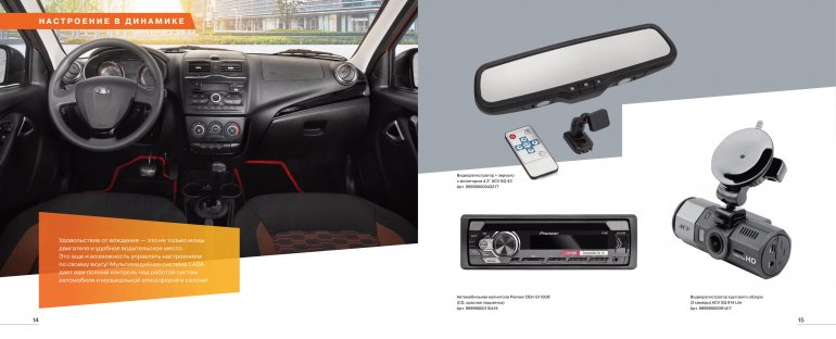 Оригинальные аксессуары LADA Granta / Granta Cross