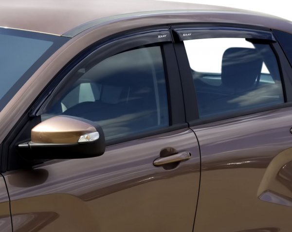 Комплект дефлекторов дверей для Lada XRAY