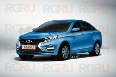 Каким может быть внешний вид Lada Vesta FL - рендеры дизайнеров