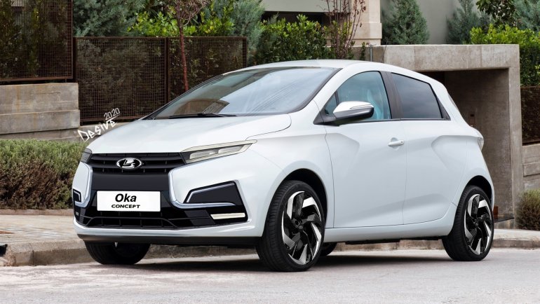 Какой могла быть современная ОКА, рендеры дизайнеров