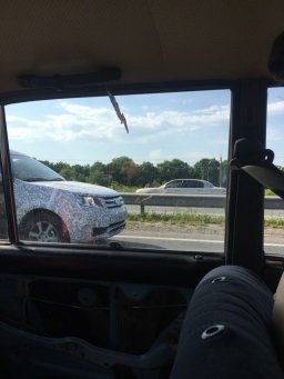 Первые живые фото Lada Largus FL