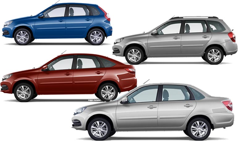 Определили самый распространенный тип кузова Lada Granta FL