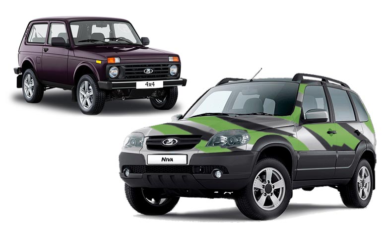 Цветовая палитра внедорожников Lada 4x4 и Lada Niva изменилась Цветовая палитра внедорожников Lada 4x4 и Lada Niva изменилась